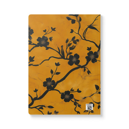 Gold Softcover Journal (with Inside Prints)