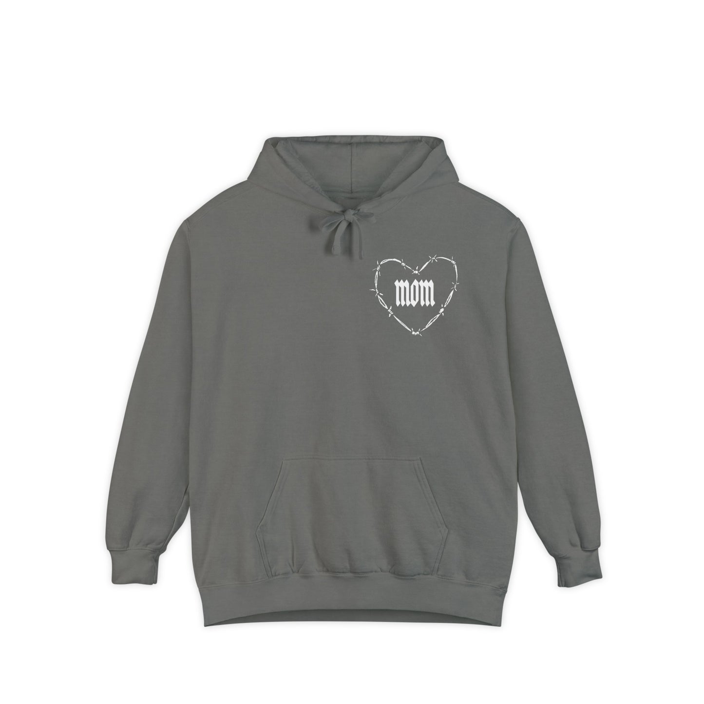 I Heart Mom Unisex Garment-Dyed MotherHoodie