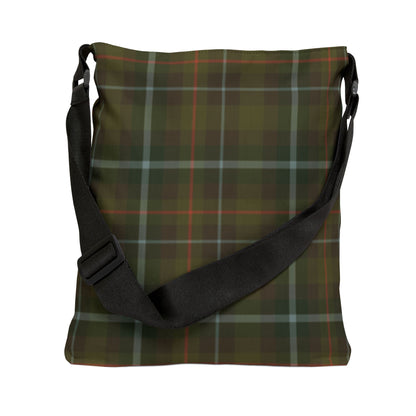 Derby Plaid Adjustable Tote Bag