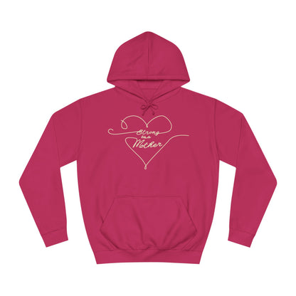 Unisex Strong as a Mother Love Lines Motherhoodie