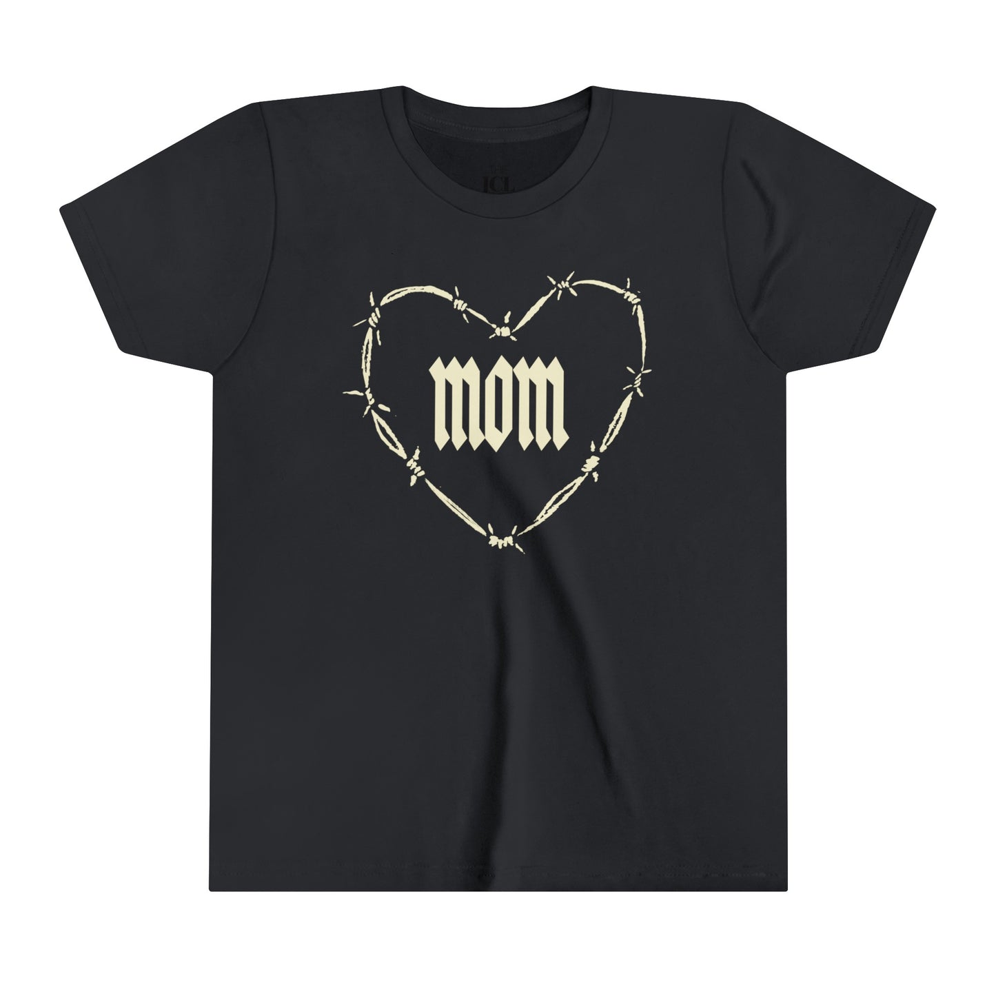 I HEART MOM Youth Short Sleeve Tee