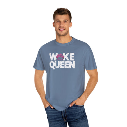 Unisex WOKE QUEEN Tiara Style Garment-Dyed T-shirt