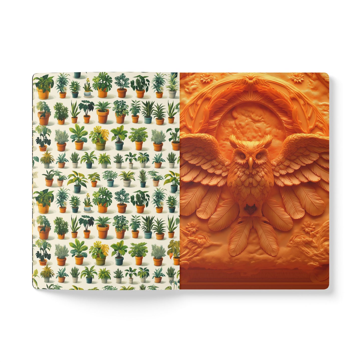Gold Softcover Journal (with Inside Prints)