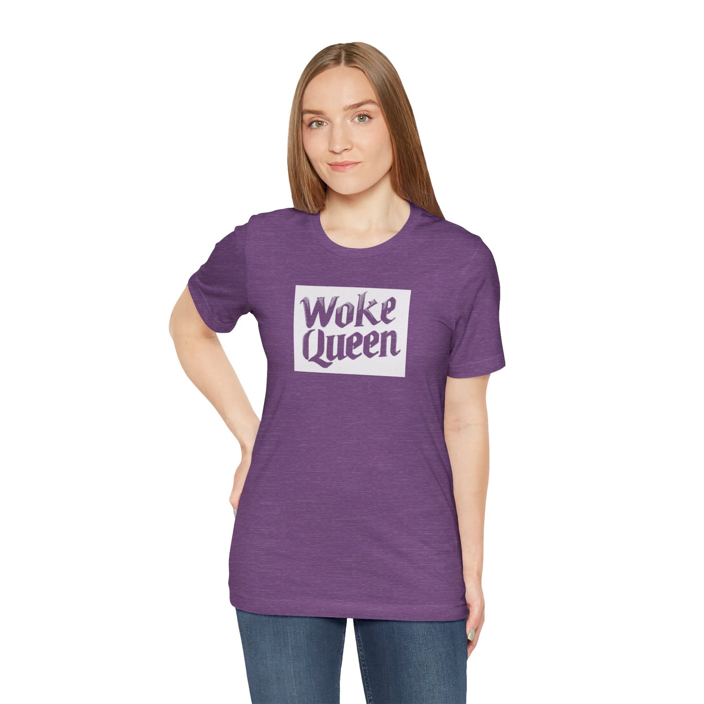 Unisex Woke Queen Jersey Short Sleeve Tee