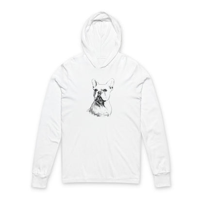 Stylish Dog Lover Hoodie - Unisex Long Sleeve Tee for Pet Enthusiasts, Gift for Animal Lovers, Casual Wear, Birthday & Holiday