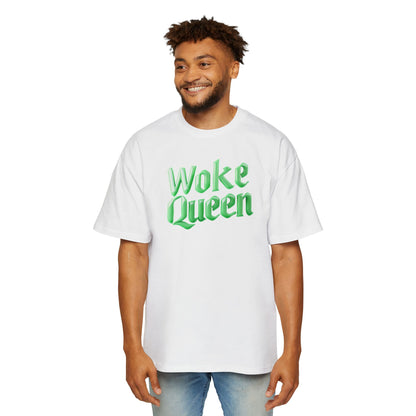 Unisex Heavy Oversized Woke Queen Green Tee