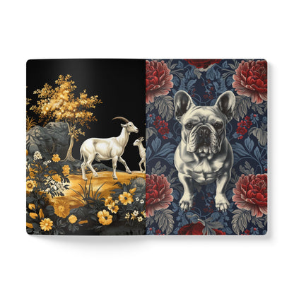 Gold Softcover Journal (with Inside Prints)