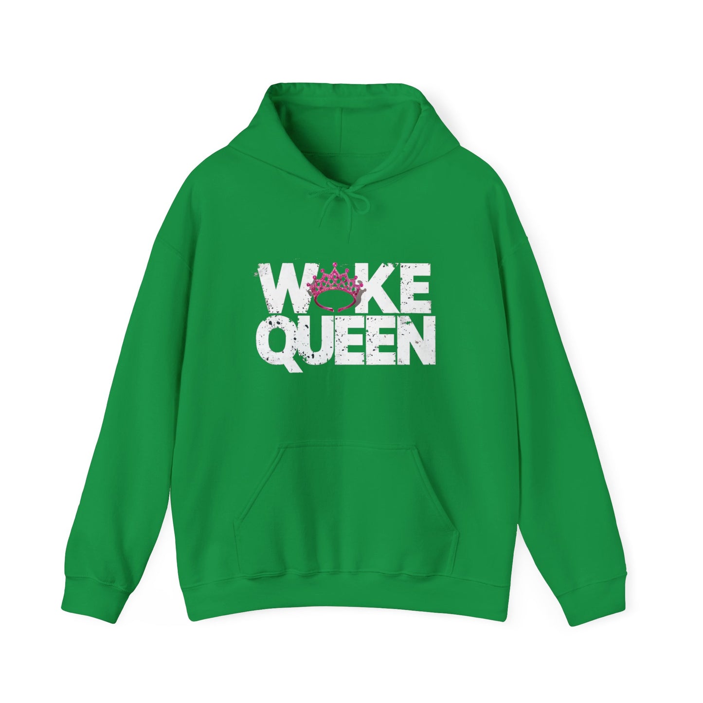 Unisex Woke Queen Tiara Heavy Hooded Sweatshirt