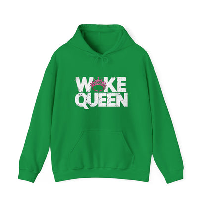 Unisex Woke Queen Tiara Heavy Hooded Sweatshirt