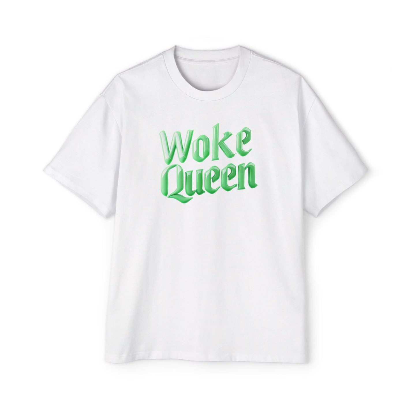 Unisex Heavy Oversized Woke Queen Green Tee