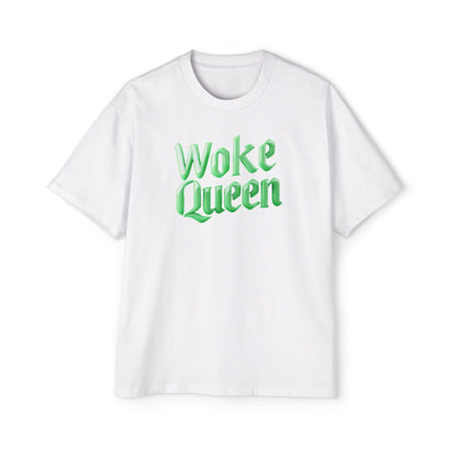 Unisex Heavy Oversized Woke Queen Green Tee