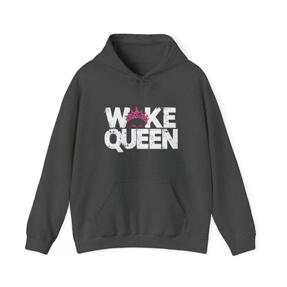 Unisex Woke Queen Tiara Heavy Hooded Sweatshirt