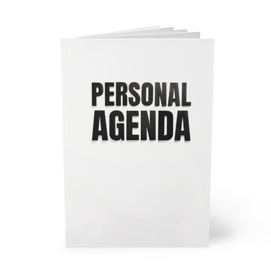Personal Agenda White - Softcover Notebook, A5