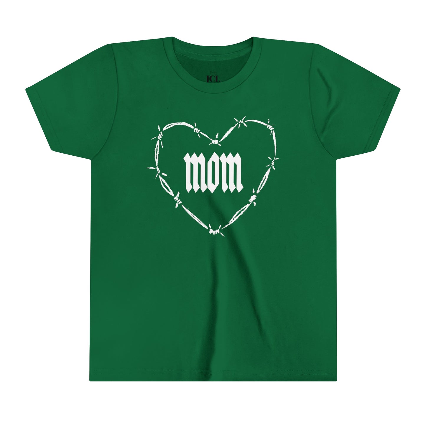 I HEART MOM Youth Short Sleeve Tee