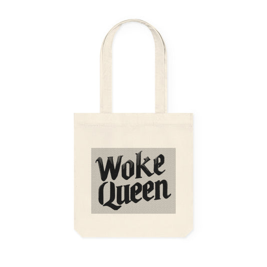 Woke Queen Classic  Woven Tote Bag