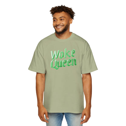 Unisex Heavy Oversized Woke Queen Green Tee