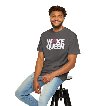 Unisex WOKE QUEEN Tiara Style Garment-Dyed T-shirt