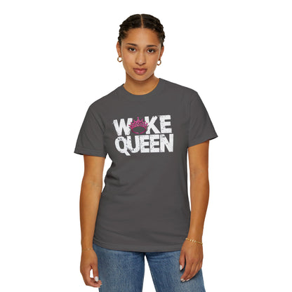 Unisex WOKE QUEEN Tiara Style Garment-Dyed T-shirt