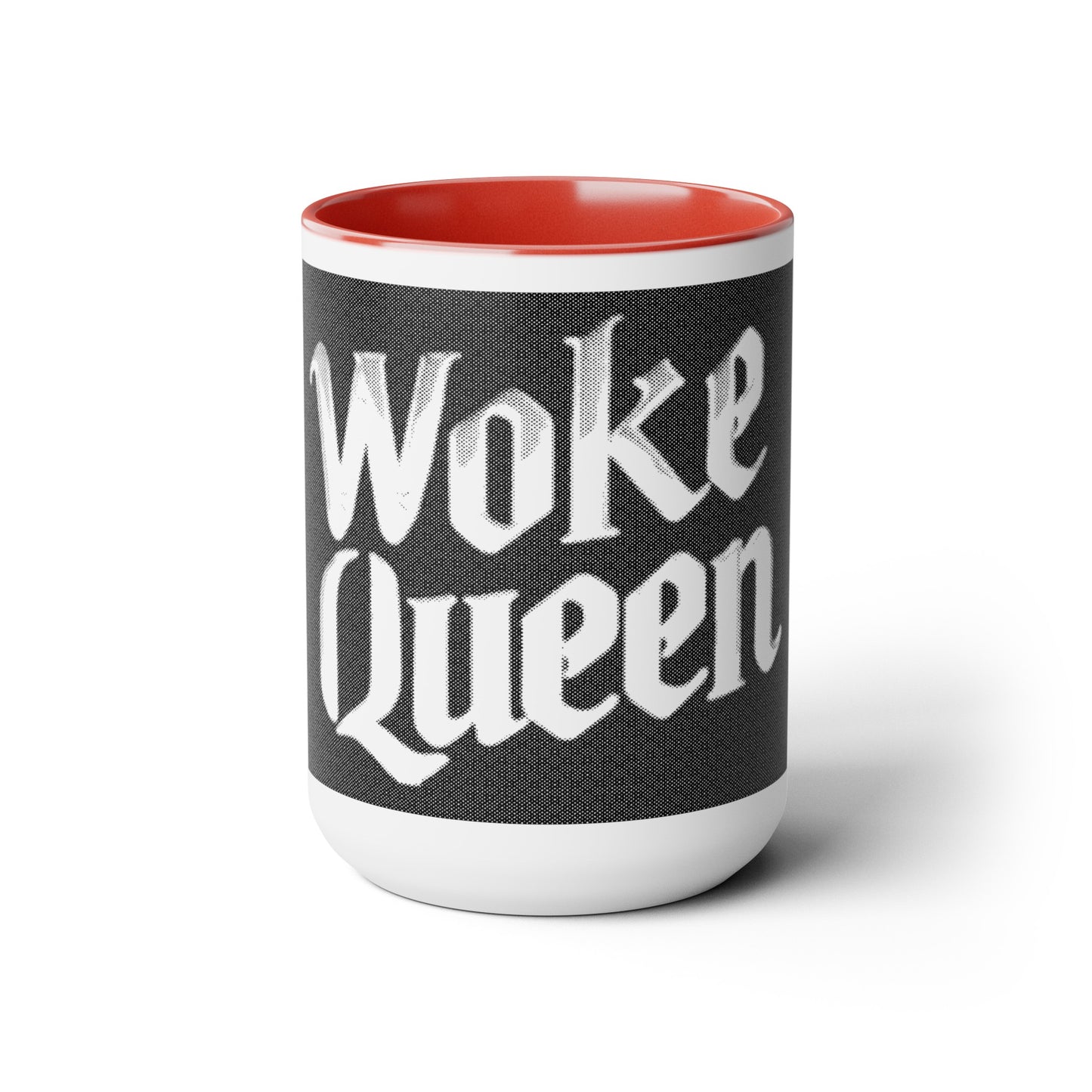 Woke Queen Two-Tone Coffee Mugs, 15oz