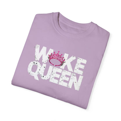 Unisex WOKE QUEEN Tiara Style Garment-Dyed T-shirt