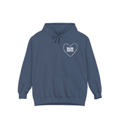Unisex I Heart Mom Garment-Dyed MotherHoodie