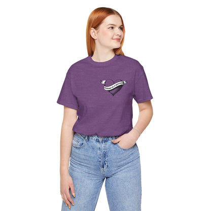 Unisex Strong as a Mother Rockabilly Heart Jersey Short Sleeve Tee