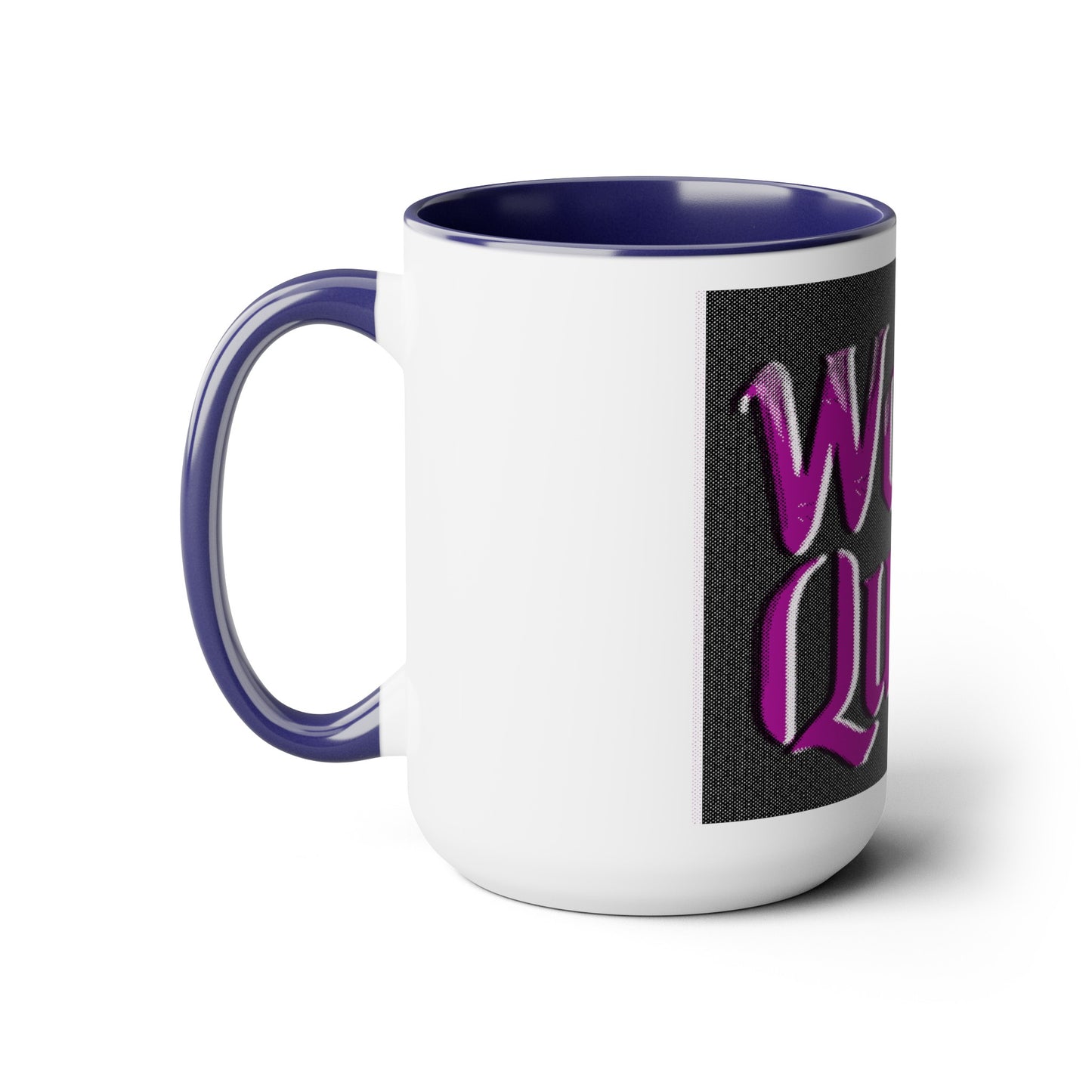 Woke Queen Two-Tone Coffee Mugs, 15oz