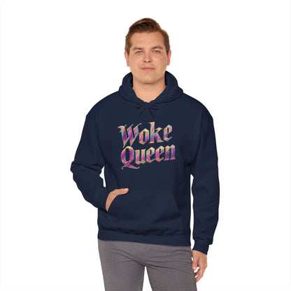 Unisex Woke Queen Gothic Iridescence Hooded Sweatshirt