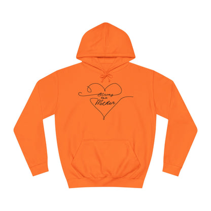 Unisex Strong as a Mother Love Lines Motherhoodie
