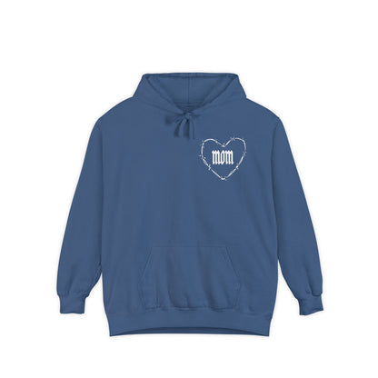 Unisex I Heart Mom Garment-Dyed MotherHoodie