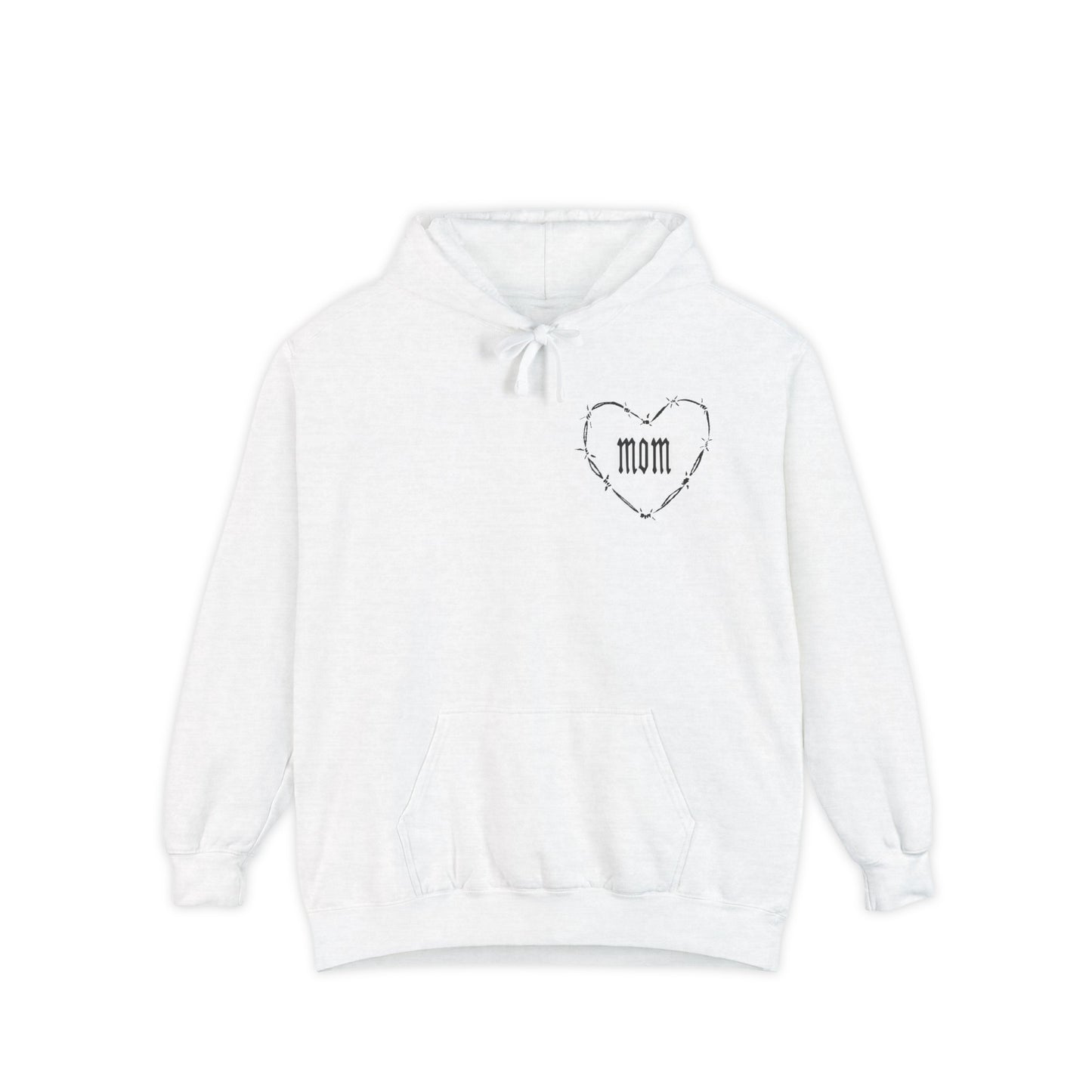 I Heart Mom Unisex Garment-Dyed MotherHoodie