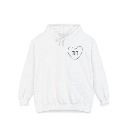 I Heart Mom Unisex Garment-Dyed MotherHoodie
