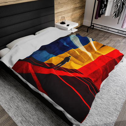 Bauhaus Mister Movie Theater Velveteen Plush Blanket