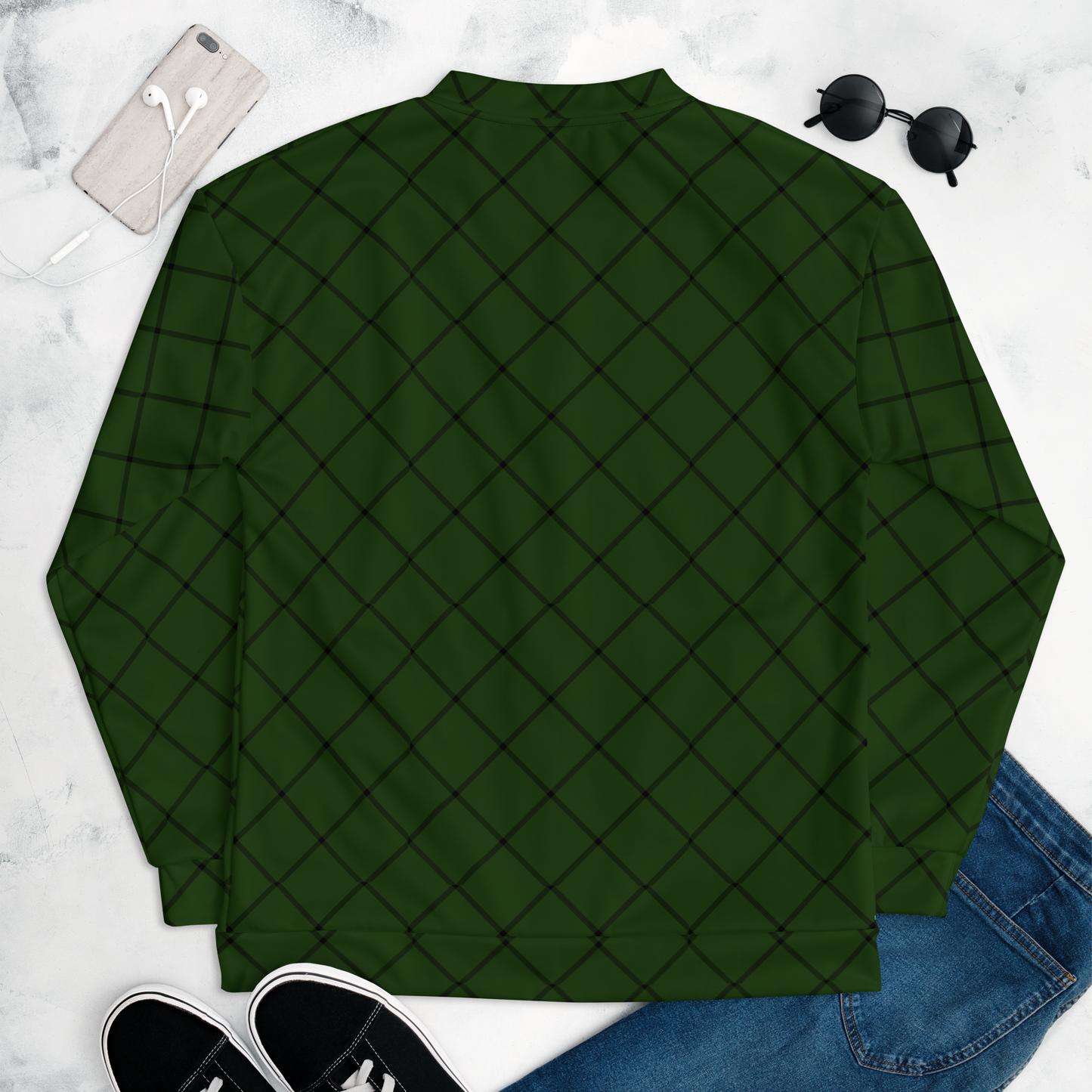 Unisex Bomber Jacket - Atomic Green
