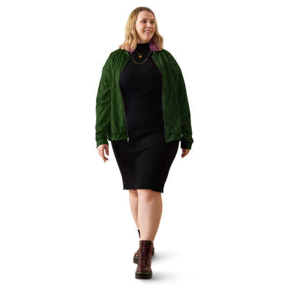 Unisex Bomber Jacket - Atomic Green