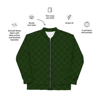 Unisex Bomber Jacket - Atomic Green