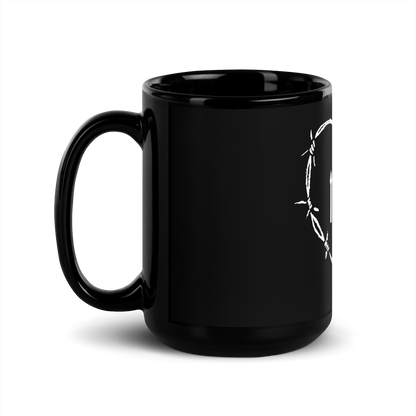 White Mom Heart Mug
