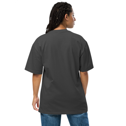 WOKE QUEEN Oversized faded t-shirt