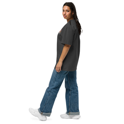 Woke Queen Oversized faded t-shirt