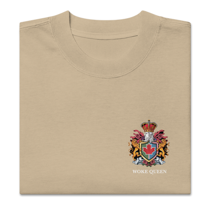 Woke Queen Oversized faded t-shirt