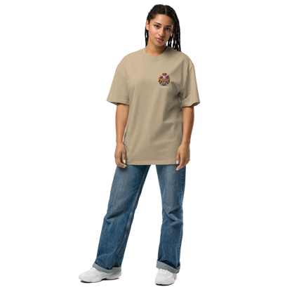 Woke Queen Oversized faded t-shirt