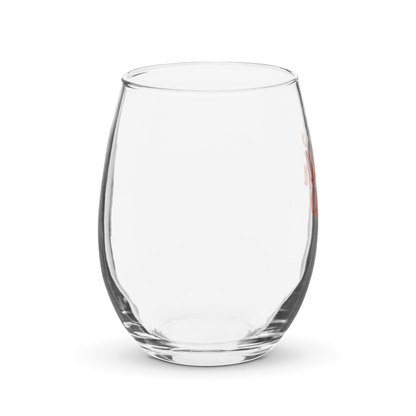 Woke Queen Stemless wine glass