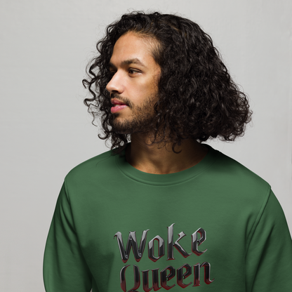 WOKE QUEEN Unisex organic sweatshirt