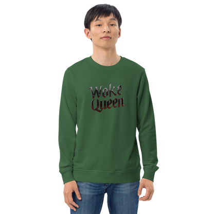 WOKE QUEEN Unisex organic sweatshirt