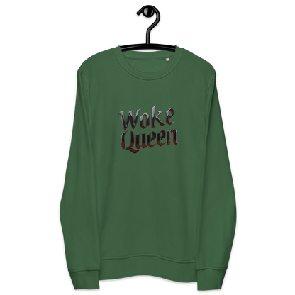 WOKE QUEEN Unisex organic sweatshirt