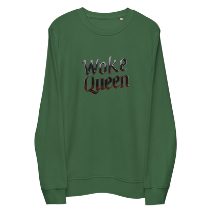 WOKE QUEEN Unisex organic sweatshirt