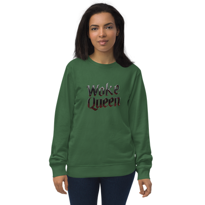 WOKE QUEEN Unisex organic sweatshirt