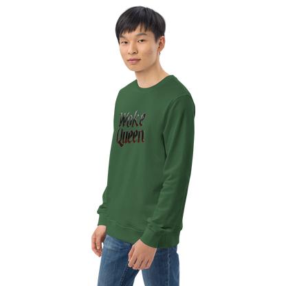 WOKE QUEEN Unisex organic sweatshirt