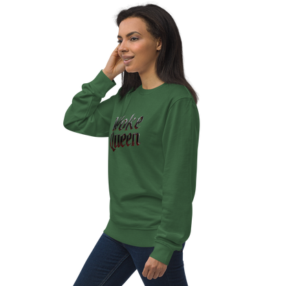 WOKE QUEEN Unisex organic sweatshirt
