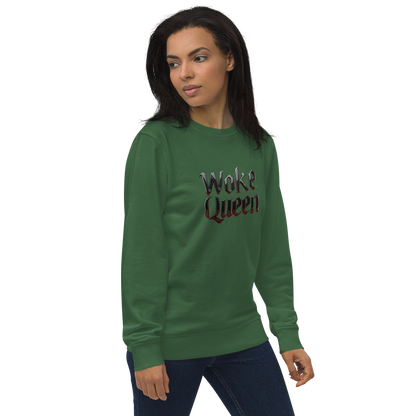 WOKE QUEEN Unisex organic sweatshirt